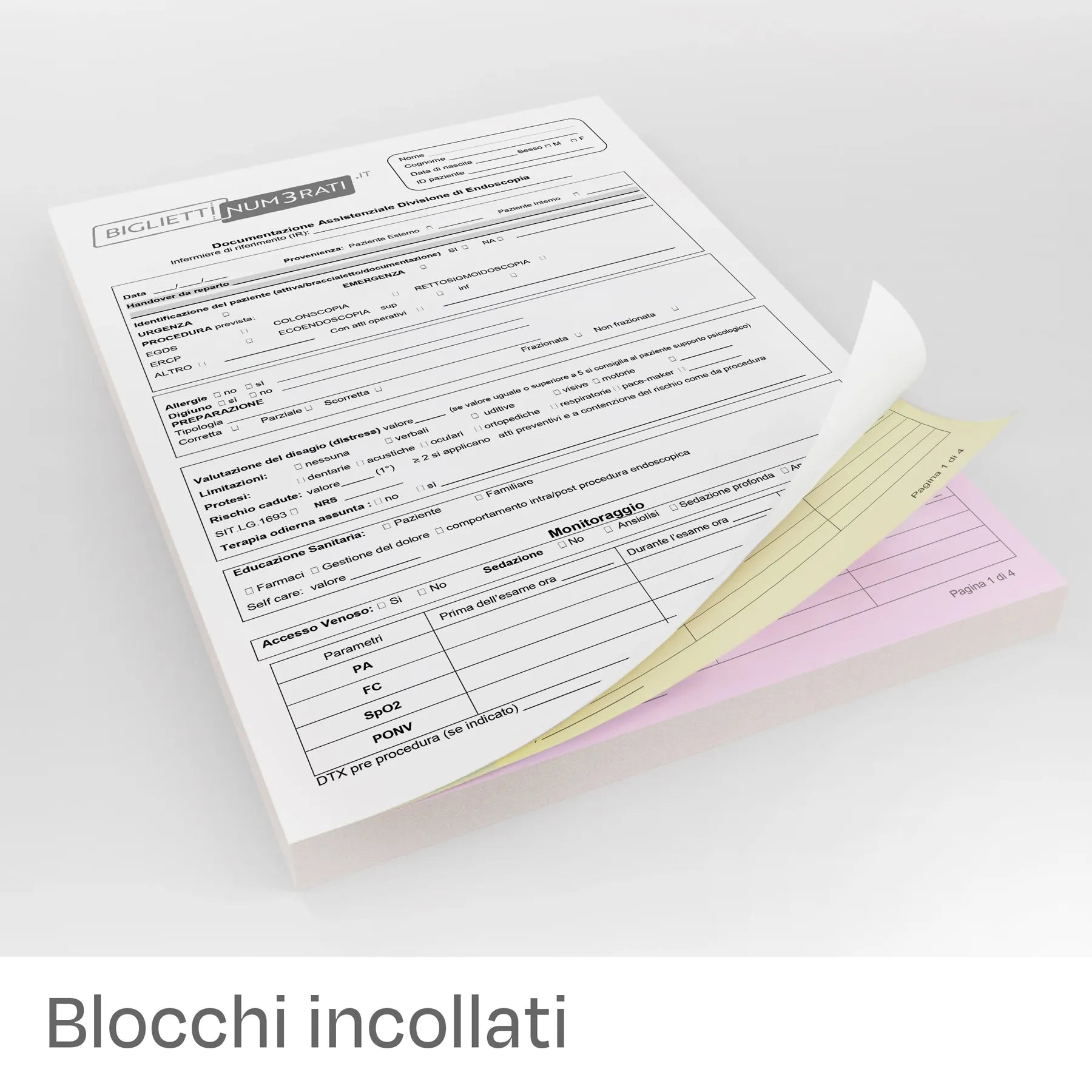 Moduli in carta copiativa personalizzati