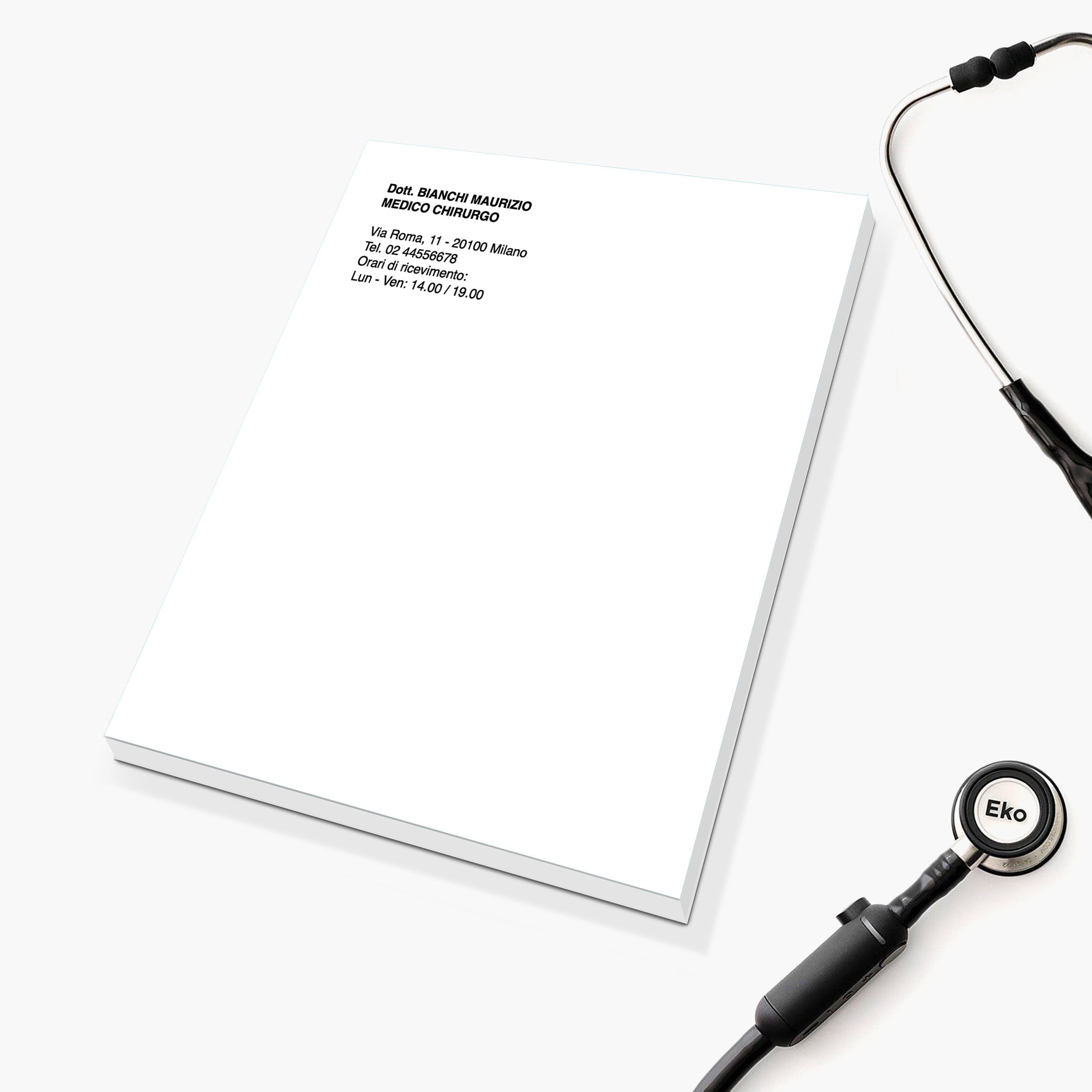 Blocchi ricettari medici personalizzati