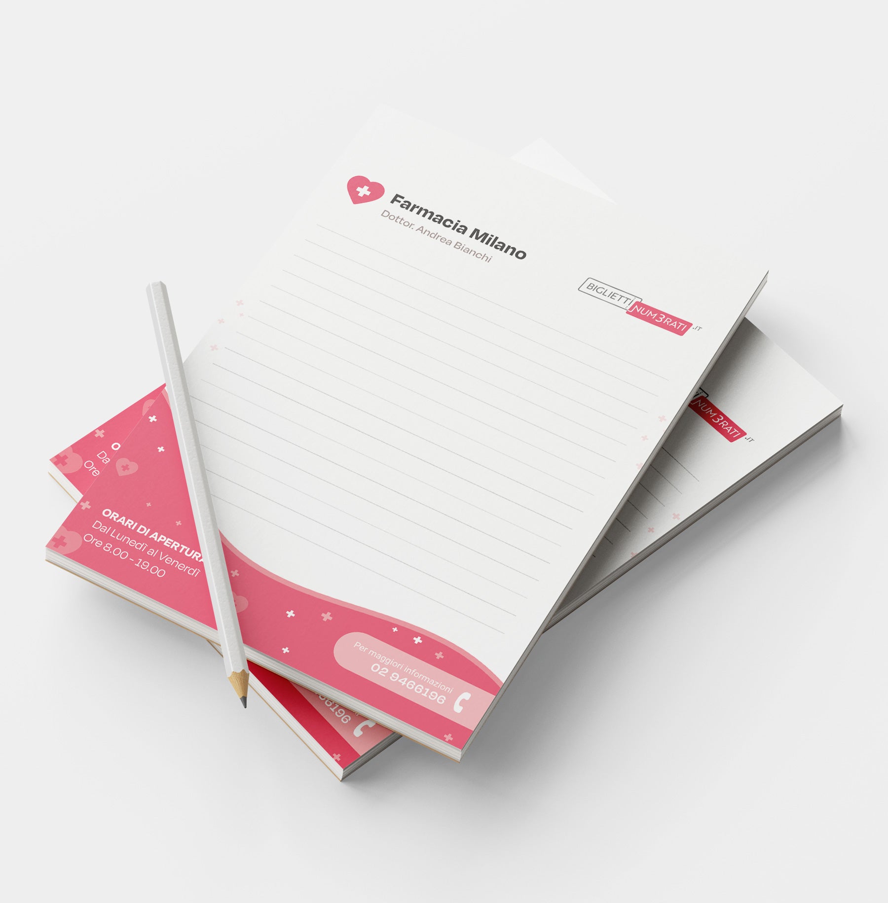 Blocchi ricettari medici personalizzati