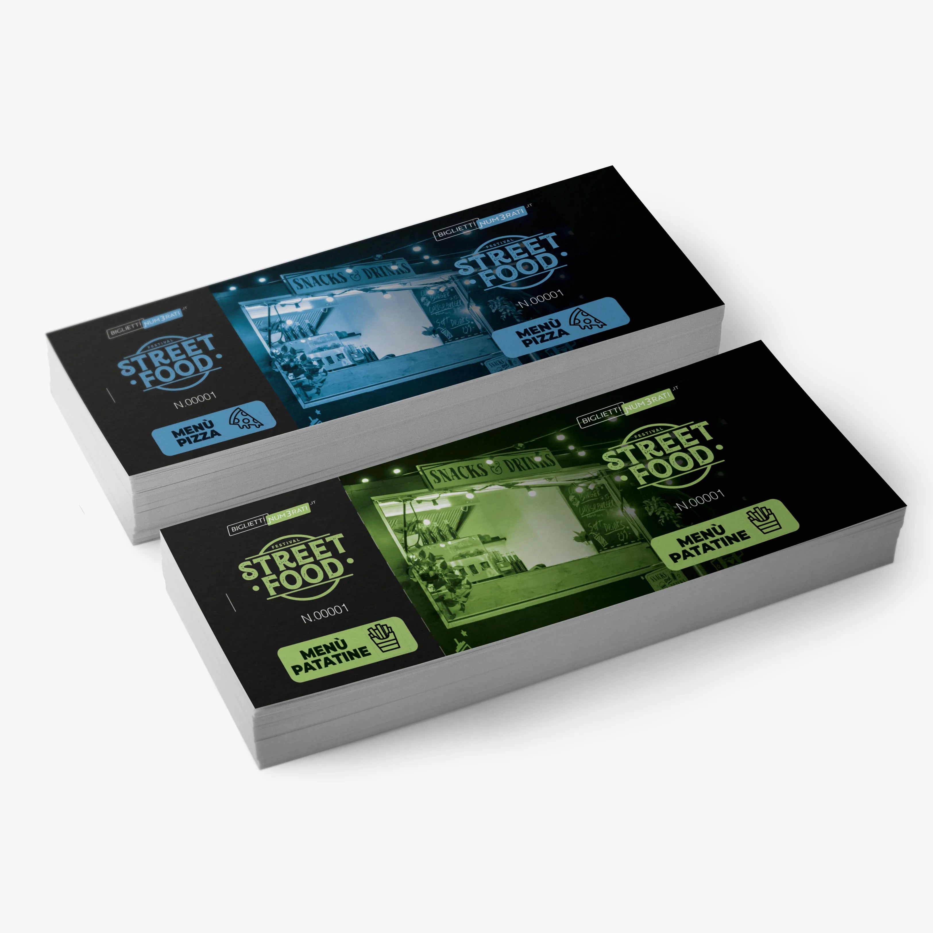 esempio biglietto numerato con matrice