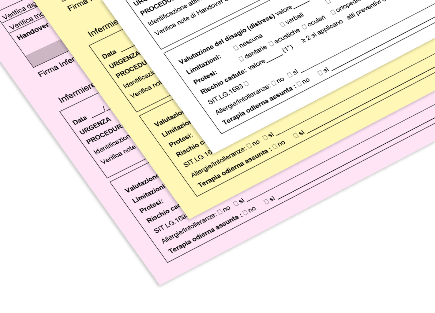 Moduli in carta copiativa personalizzati