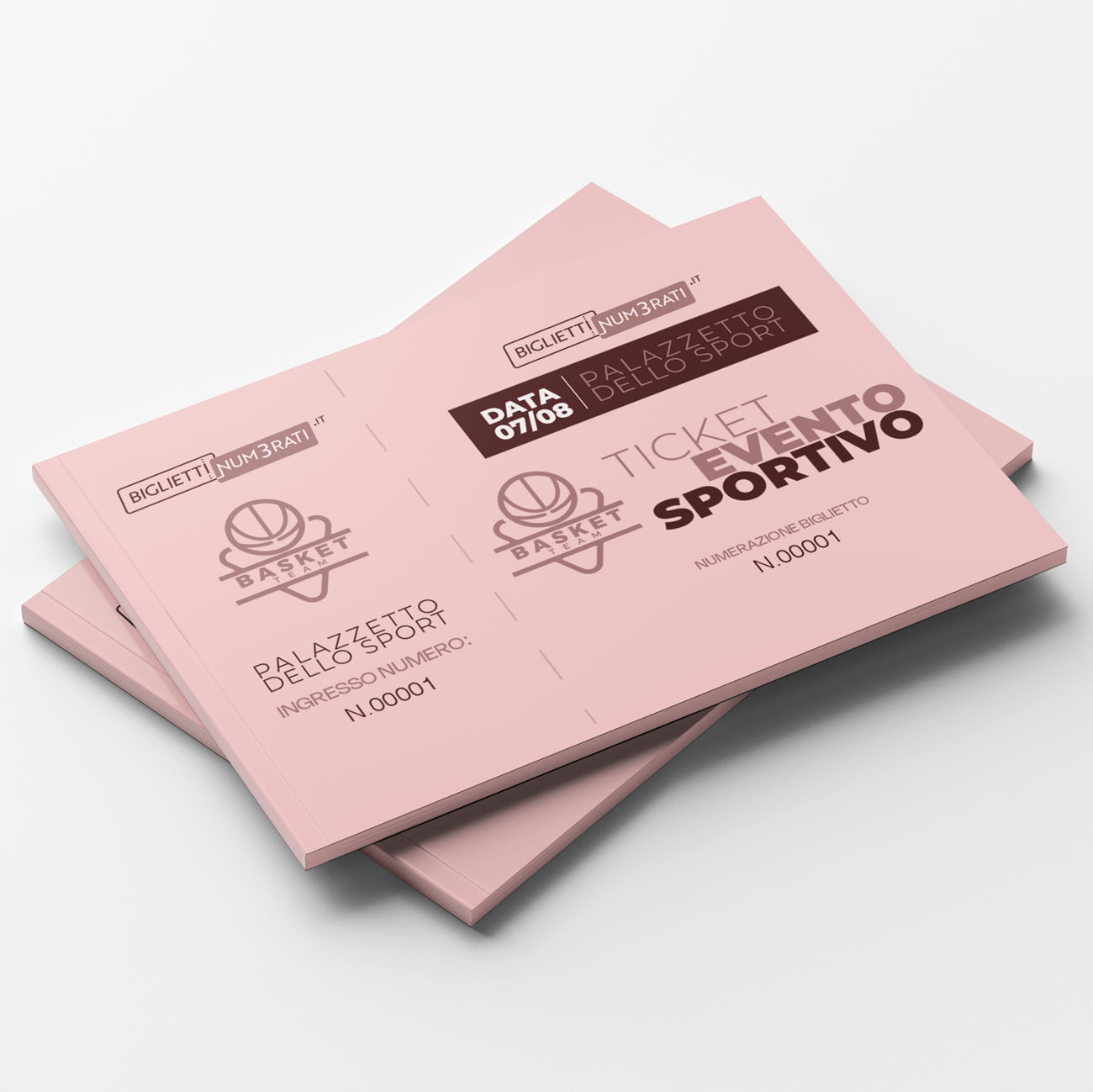 blocchetti in carta colorata rosa