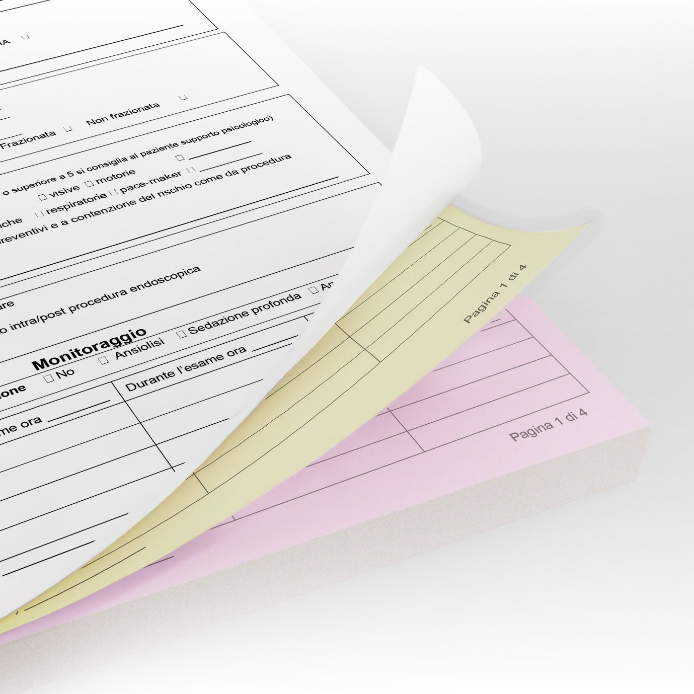 Moduli in carta copiativa personalizzati