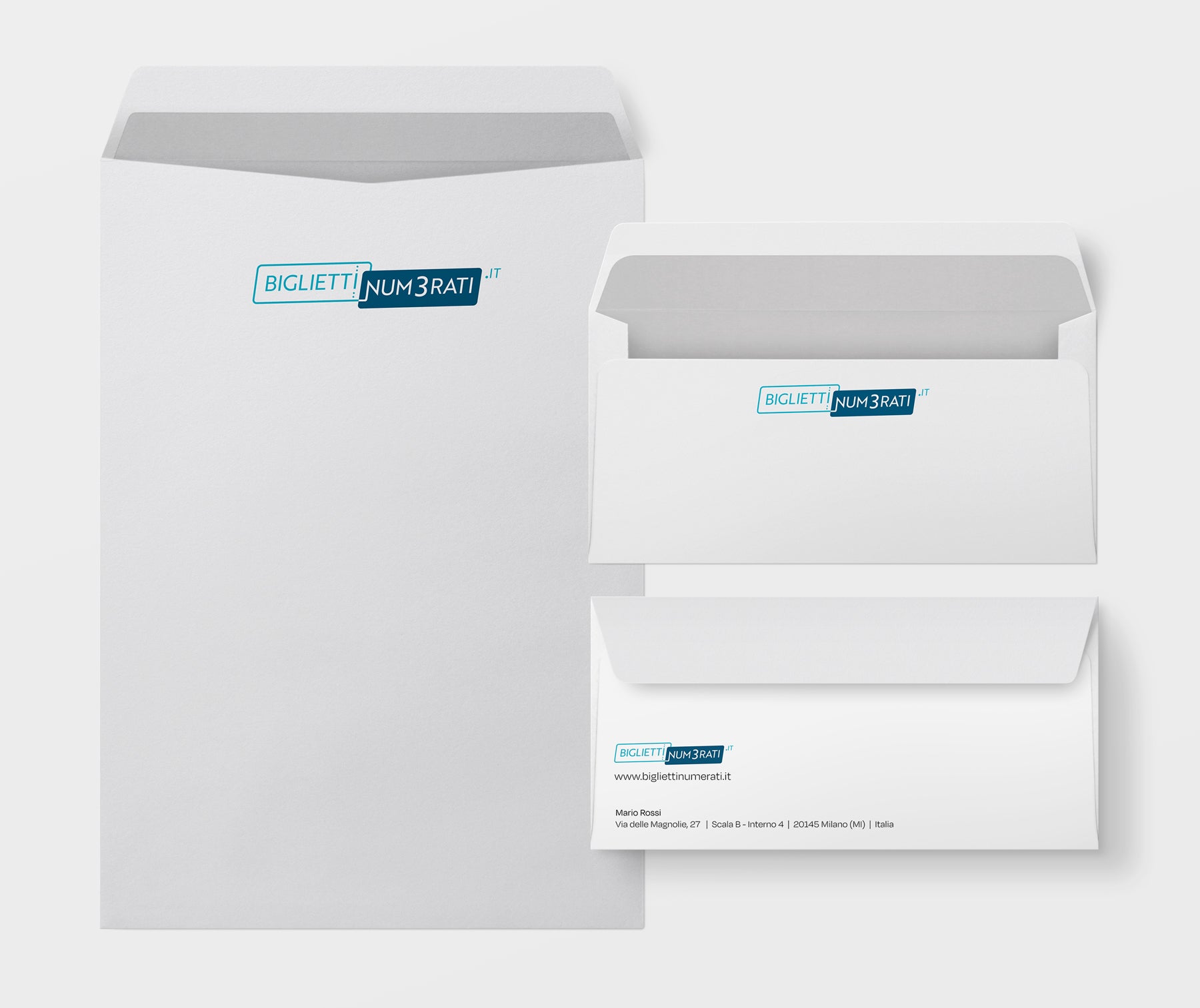 Buste da lettera personalizzate con o senza dato variabile