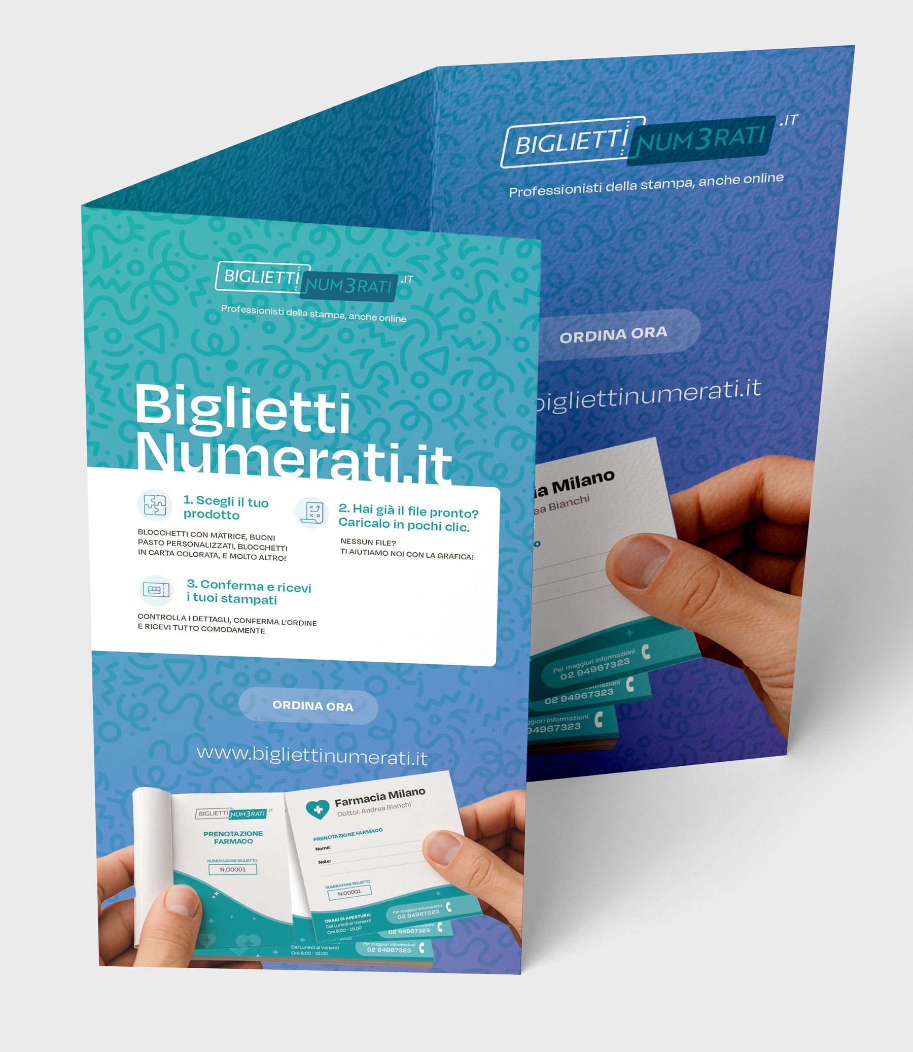 Volantini, pieghevoli e depliant personalizzati