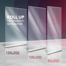 Roll Up Trasparente Separatore